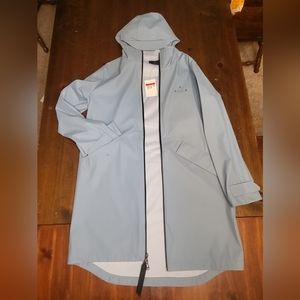 Nike Jordan 23 Engineered Trench Jacket Rain Coat Carolina Blue L DV7691-427